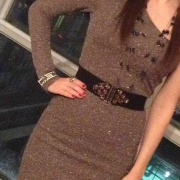 One Shoulder Sparkly Dress - Picture 3 of 3